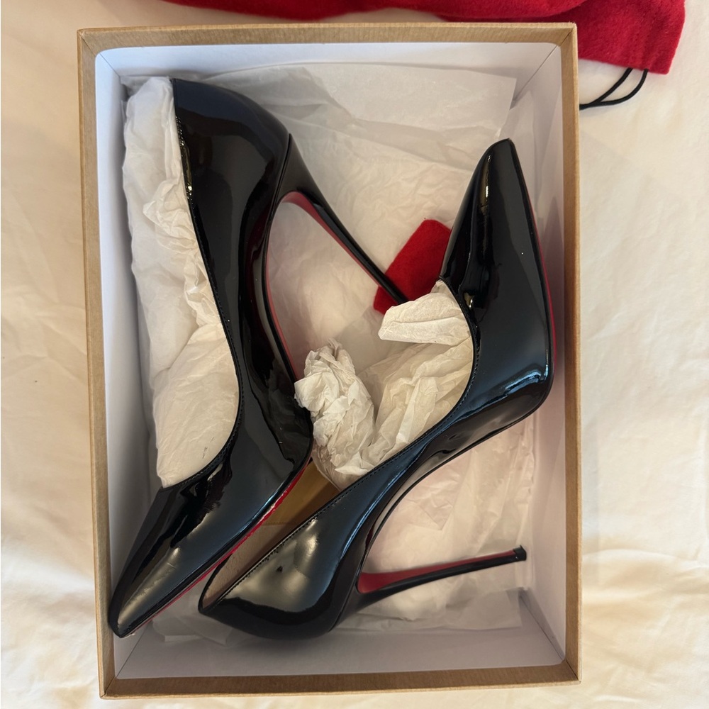 Christian Louboutin Black and Red Heels